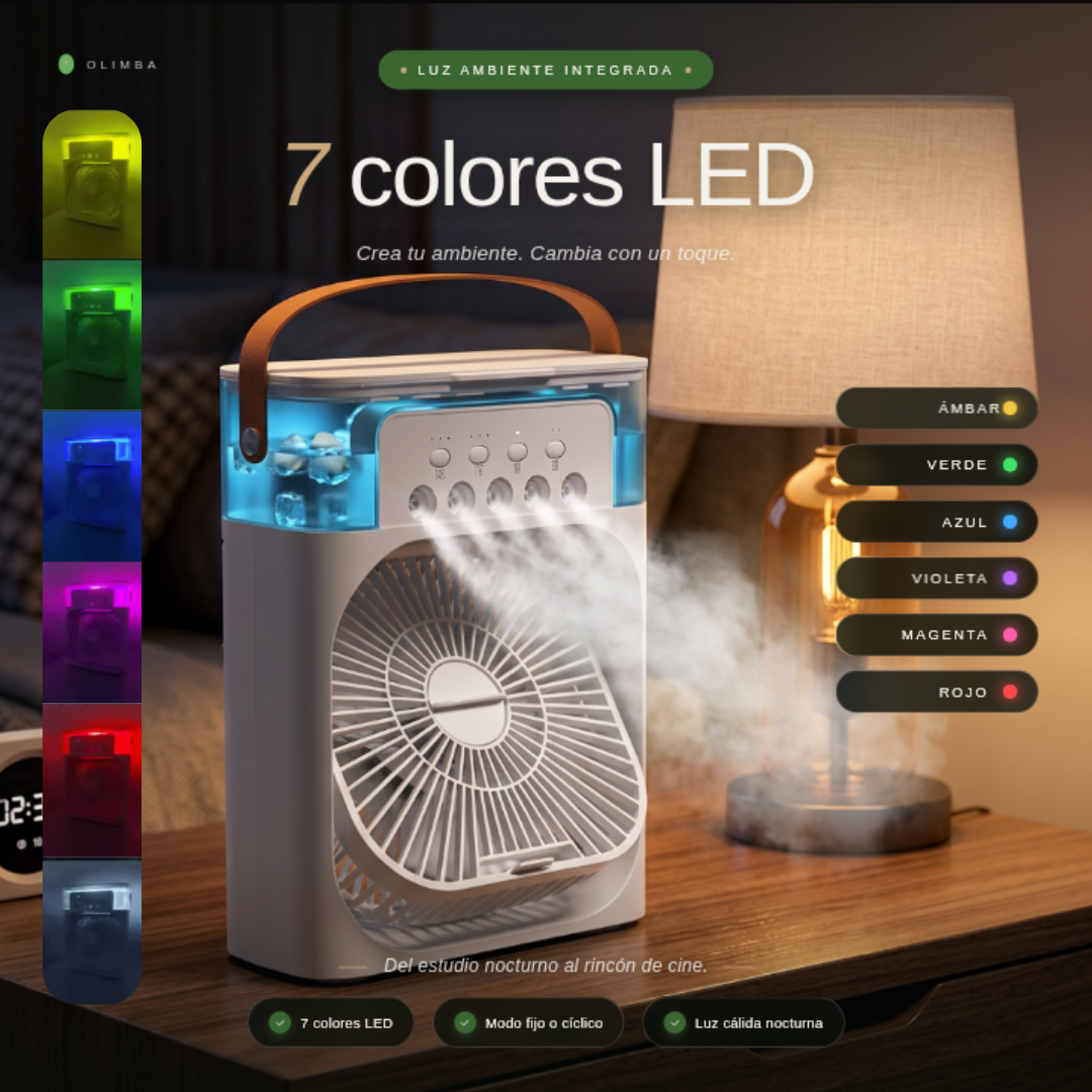 Airmist 3 en 1 - Ventilador humidificador