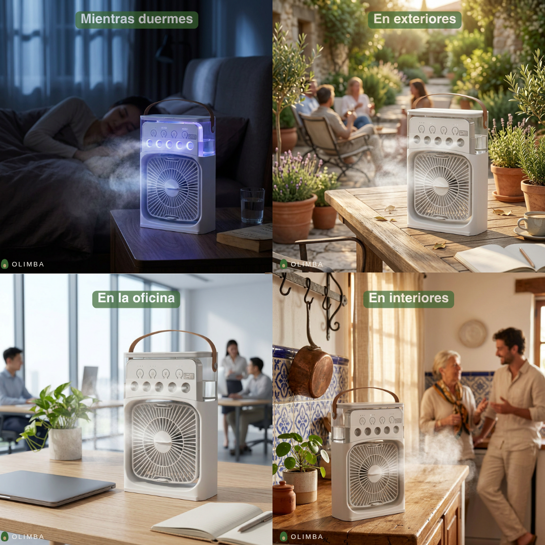 Airmist 3 en 1 - Ventilador humidificador